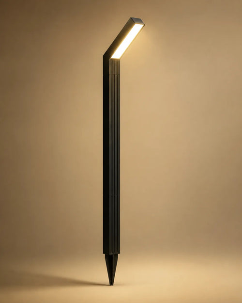 Lampada solare da esterno Lumière su sfondo neutro